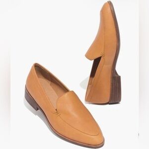 Madewell Tan Leather Loafers